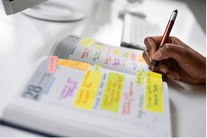 Cahier réservation insitut beauté