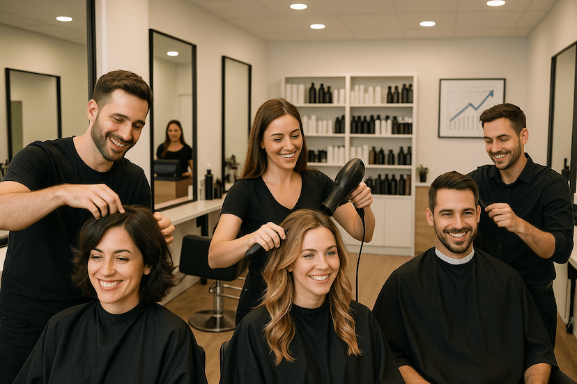 Conseils pour augmenter les profits et améliorer la gestion d’un salon de coiffure.