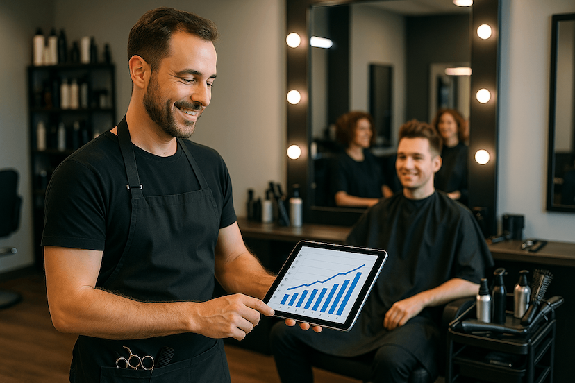 Méthodes pour estimer et augmenter les revenus d’un coiffeur indépendant.