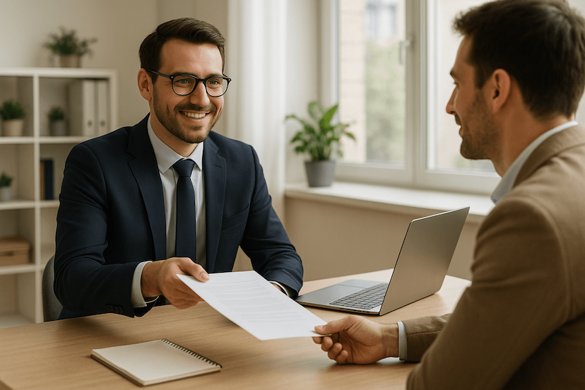 Une personne explique comment solliciter un acompte auprès d’un client de manière diplomate et professionnelle.