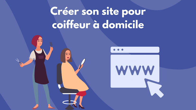 créer son site coiffeur à domicile