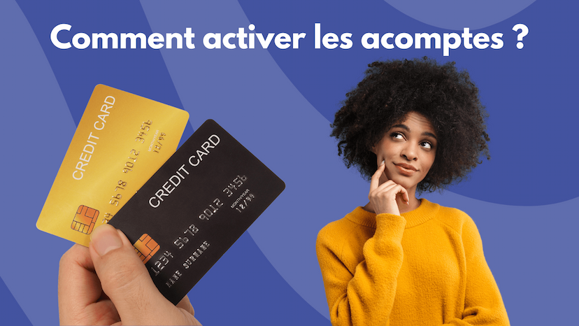 activer acomptes rendez-vous